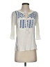 Hayden 100% Rayon Ivory 3/4 Sleeve Blouse Size S - photo 1