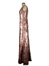 Rene Ruiz 100% Polyester Metallic Brown Cocktail Dress Size 2 - photo 5
