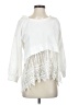 MONORENO 100% Cotton White Pullover Hoodie Size S - photo 1