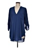 Lush 100% Polyester Blue 3/4 Sleeve Blouse Size M - photo 1