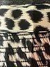 Unbranded 100% Polyester Animal Print Ivory Black Long Sleeve Blouse Size L (estimated) - photo 7