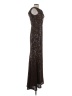 Eliza J 100% Polyester Metallic Black Cocktail Dress Size 8 - photo 4