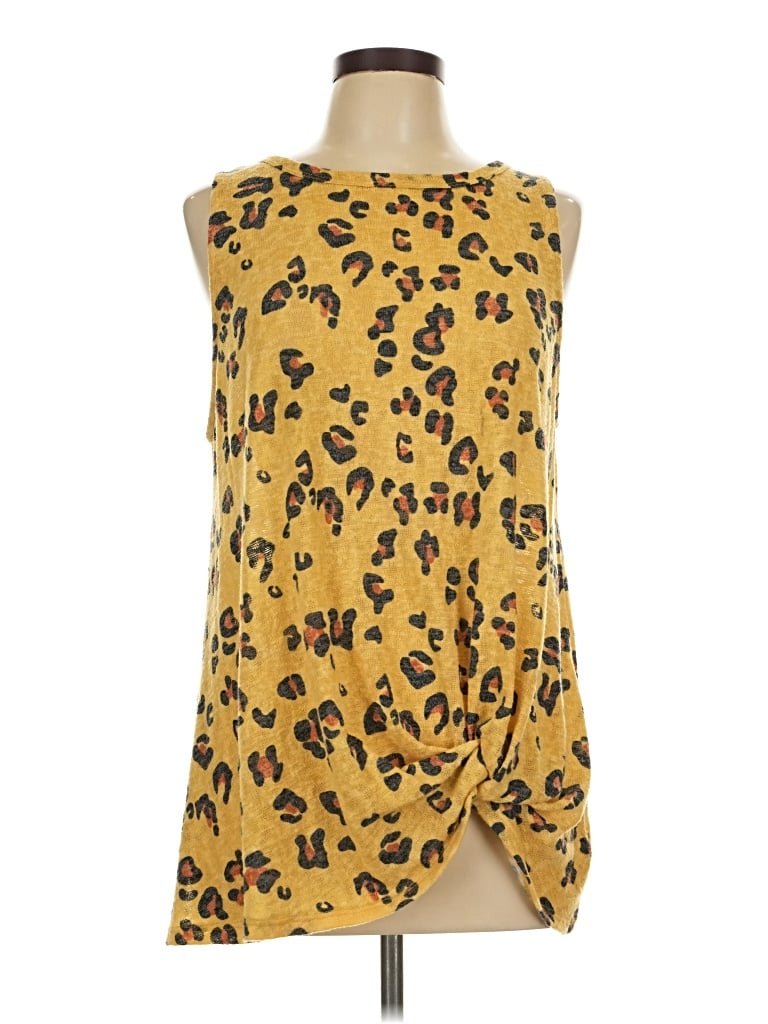 Pre-owned Mts Sleeveless T-shirt In Yellow