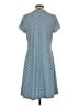 Robert Louis Chevron-herringbone Teal Casual Dress Size S - photo 2