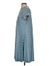 Robert Louis Chevron-herringbone Teal Casual Dress Size S - photo 5