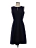 Calvin Klein Solid Blue Cocktail Dress Size 4 - photo 1