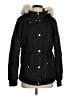 Topshop 100% Cotton Black Coat Size 4 - photo 1