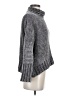 Cynthia Rowley TJX 100% Polyester Metallic Gray Turtleneck Sweater Size XS - photo 4