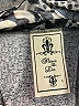 Fleur de Lis 100% Polyester Silver Kimono Size L - photo 7