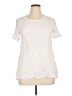 Yushi White Short Sleeve Blouse Size XL (estimated) - photo 1