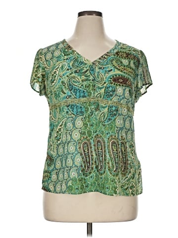 Emma James Short Sleeve Blouse (view 1)
