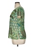 Emma James 100% Polyester Green Short Sleeve Blouse Size 16 (petite) - photo 5