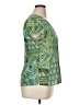 Emma James 100% Polyester Green Short Sleeve Blouse Size 16 (petite) - photo 4