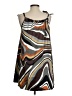 Soaked 100% Polyester Brown Sleeveless Top Size S - photo 2