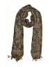 Unbranded 100% Rayon Paisley Brown Tan Scarf One size - photo 1