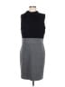 Liz Claiborne 100% Polyester Gray Cocktail Dress Size 8 - photo 1