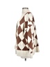 Le Lis Argyle Brown Cardigan Size S - photo 5