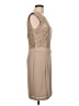 BCBGMAXAZRIA 100% Polyester Tan Cocktail Dress Size 10 - photo 4