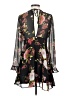 Kimchi Blue Floral Black Casual Dress Size S - photo 2