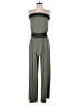 Mudd Color Block Green Jumpsuit Size M - photo 1