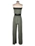 Mudd Color Block Green Jumpsuit Size M - photo 2