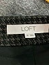 Ann Taylor LOFT Houndstooth Black Casual Pants Size 16 - photo 3
