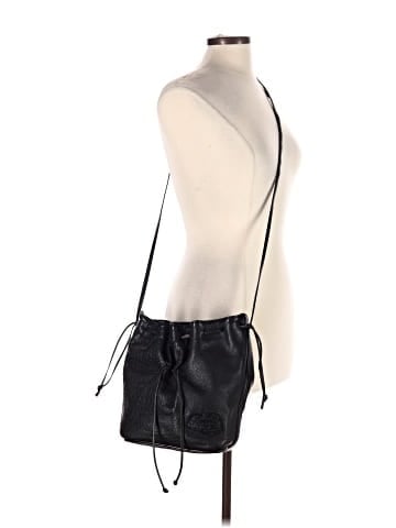 Carlos Falchi Leather Bucket Bag (view 2)