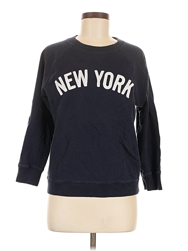 Pre-owned Jcrew Sweatshirt In Blue
