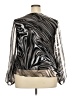 Alex Evenings 100% Polyester Silver Long Sleeve Blouse Size 2X - photo 2
