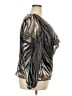 Alex Evenings 100% Polyester Silver Long Sleeve Blouse Size 2X - photo 4