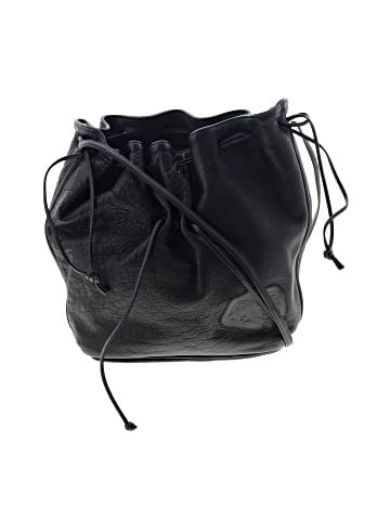 Carlos Falchi Leather Bucket Bag (view 1)