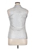 W5 100% Polyester Metallic Silver Sleeveless Top Size XL - photo 2
