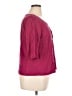 Christopher & Banks Pink Burgundy 3/4 Sleeve Top Size XL - photo 4