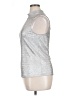 W5 100% Polyester Metallic Silver Sleeveless Top Size XL - photo 5