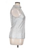 W5 100% Polyester Metallic Silver Sleeveless Top Size XL - photo 4