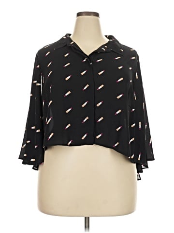Boutique + 3/4 Sleeve Blouse (view 1)