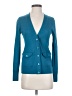 Halogen 100% Merino Wool Teal Cardigan Size S - photo 1