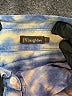 J. McLaughlin 100% Tencel Tie-dye Blue Long Sleeve Blouse Size S - photo 7