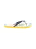 Margaritaville Tropical Yellow Blue Flip Flops Size 40 - 41 - photo 1