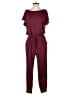 Prettygarden Solid Burgundy Jumpsuit Size M - photo 1