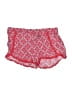 Seed Heritage 100% Viscose Paisley Red Shorts Size 12 - photo 1