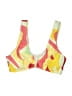 Unbranded Print Yellow Swimsuit Top Size S - photo 1