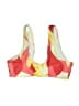 Unbranded Print Yellow Swimsuit Top Size S - photo 2