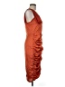 PrettyLittleThing 100% Polyester Orange Cocktail Dress Size 8 - photo 4