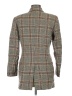 Emanuel Emanuel Ungaro Plaid Gray Wool Coat Size 6 - photo 2