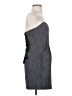 BCBGeneration Chevron-herringbone Gray Cocktail Dress Size 4 - photo 4