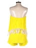 The Vanity Room 100% Rayon Yellow Romper Size XS - photo 2