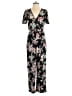 Xhilaration Floral Black Jumpsuit Size S - photo 1
