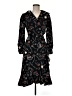 Assorted Brands 100% Polyester Paisley Black Casual Dress Size M (estimated) - photo 1