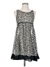 Unbranded 100% Polyester Chevron-herringbone Gray Casual Dress Size XS - photo 1